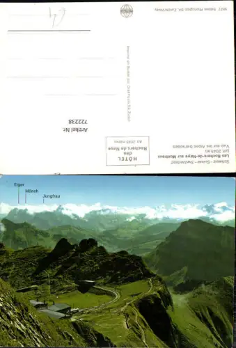 722238 Les Rochers-de-Naye Montreux Kt. Vaud Les Alpes bernoises