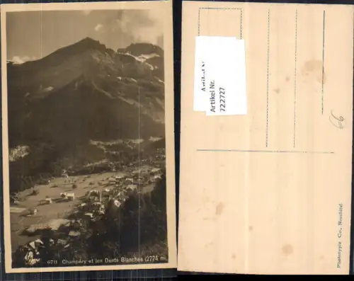722727 Champery et les Dents Blanches Monthey Wallis