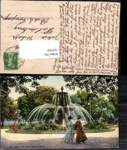 722750 Geneve Genf Brunnen Jardin anglais gel Waldenbourg Bale Campagne