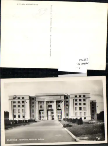 722762 Geneve Genf Palais des nations