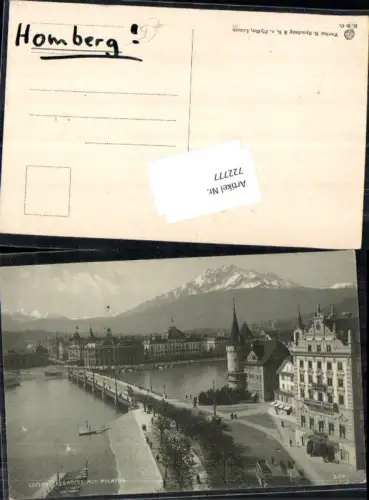 722777 Luzern Seebrücke Pilatus Quai