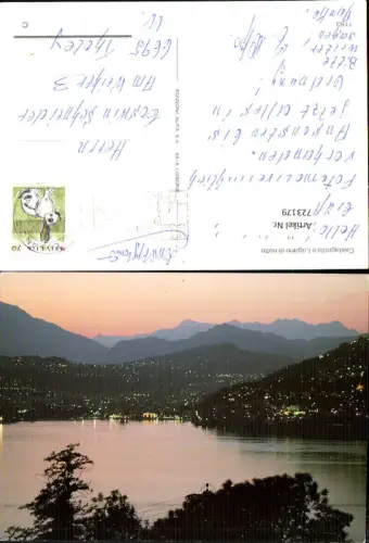 723179 Lugano Castagnola e Lugano di notte