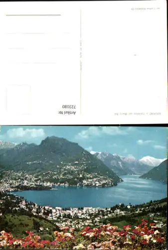 723180 Lugano e Paradiso col Monte Bre