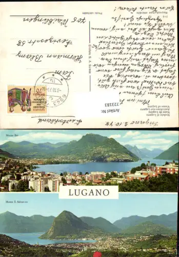 723183 Mehrbild AK Lugano Monte Bre Monte S. Salvatore