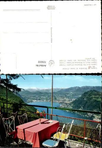 723222 Lugano dal Belvedere di Lanzo d Intelvi Terrasse mit Aussicht