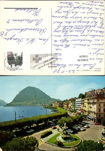723224 Lugano Il lungolago e il San Salvatore