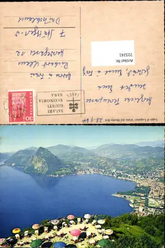 723241 Lugano Lago di Lugano Vista dal Monte Bre