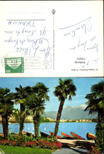 723252 Lugano Paradiso Il Quai Palmen Boote