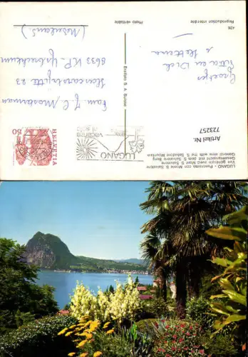 723257 Lugano Panorama con Monte S. Salvatore