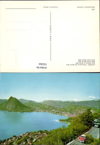 723264 Lugano Panorama dal Monte Bre
