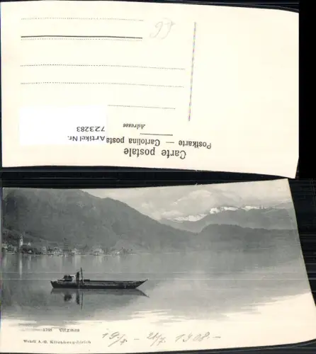723283 Vitznau am Vierwaldstädtersee Fischer Fischerboot Boot um 1908