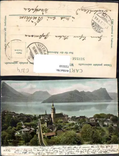 723310 Vitznau und die Rigibahn Stempel Rüthen
