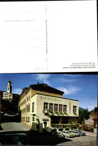 724404 Tiefencastel Graubünden Posthotel Julier VW Käfer