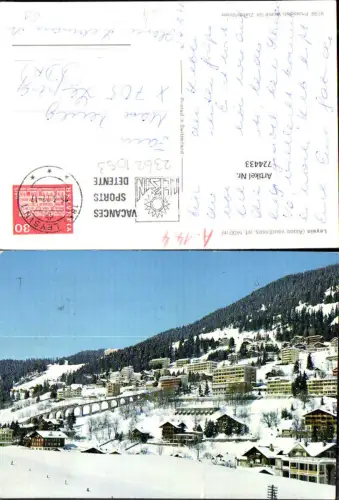 724433 Leysin Alpes vaudoises im Winter
