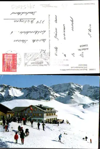 724459 Berghotel Hahnenmoospass Adelboden-Lenk Wildstrubel Wintersport