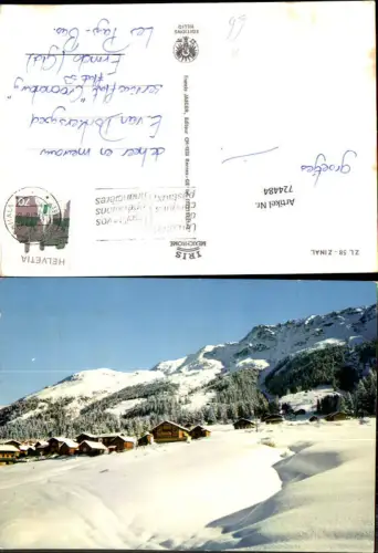 724484 Zinal im Winter