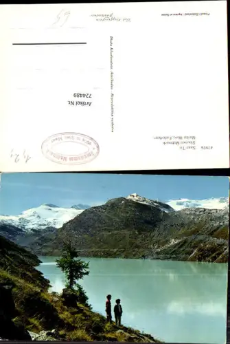 724489 Saas-Tal Stausee Mattmark Monte Moro Faderhorn