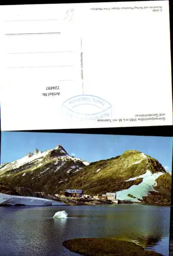 724497 Grimselpasshöhe mit Totensee u. Gerstenhörner Gletsch