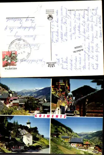 724504 Mehrbild AK Grimentz Dorfansichten