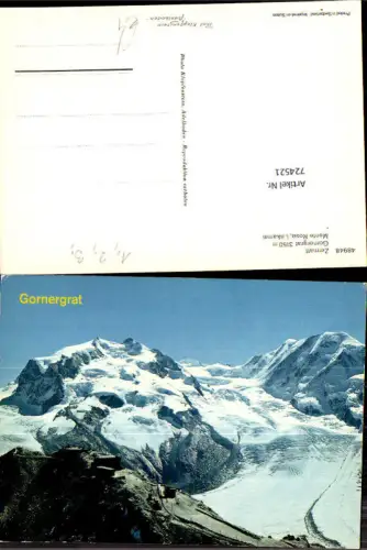 724521 Zermatt Gornergrat Monte Rosa Liskamm