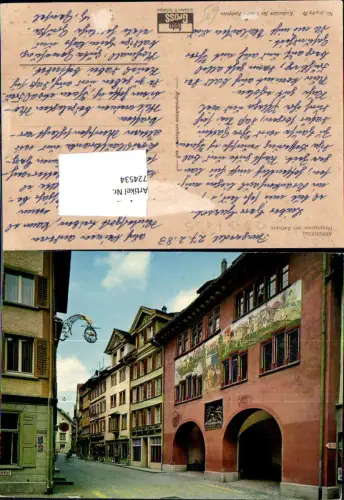 724534 Appenzell Hauptgasse mit Rathaus