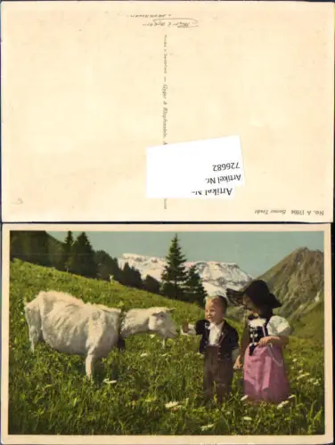 726682 Phot. Gyger Adelboden 17664 Junge Tracht Berner Tracht Bern