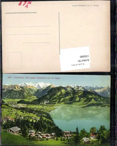 726686 Beatenberg Interlaken m. Alpen Kt Bern