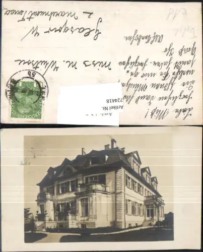 724418 Foto-AK Teplitz Schönau Teplice Haus