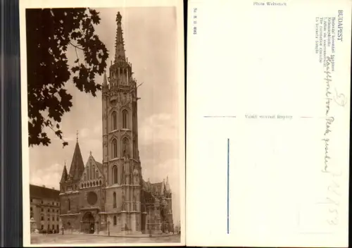 718853 Budapest Krönungskirche Kirche