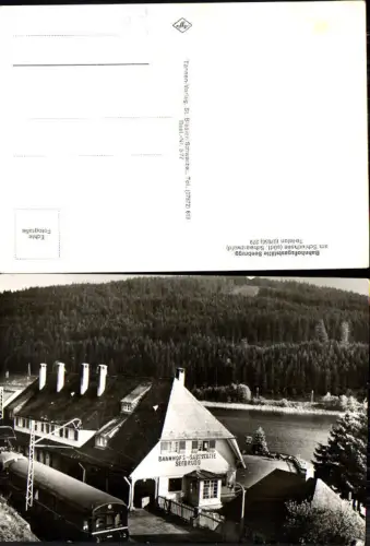 717511Seebrugg am Schluchsee Bahnhof Gasthaus Schwarzwald Zug Lokomotive