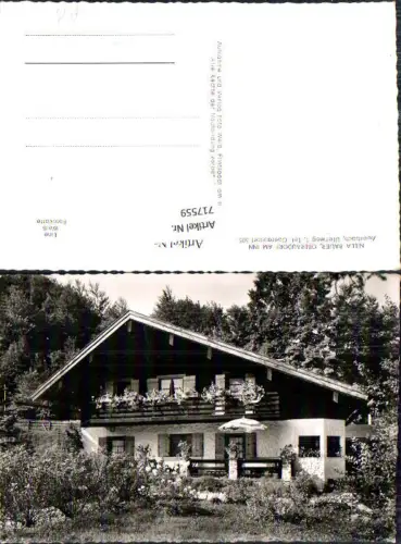 717559 Oberaudorf am Inn Auerbach Uferweg Nilla Bauer Pension LK Rosenheim