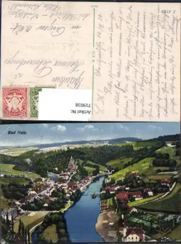 719038 Bad Hals b. Passau Totale Stempel pub Ottmar Zieher Z 4139