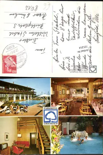 725714 Mehrbild AK Griesbach Rottal Park-Hotel Griesbach Schwimmbad
