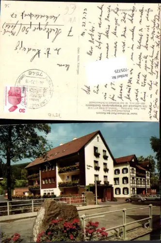 725725 Wildbad Schwarzwald Hotel Waldhorn Post a. Kurpark VW Käfer