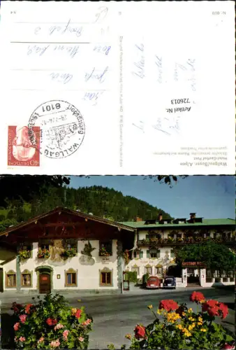 726013 Wallgau im Allgäu Hotel Gasthaus Post VW Käfer