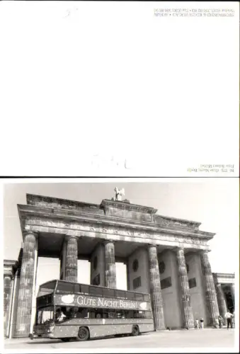 717469 Berlin Brandenburger Tor Bus Autobus Reisebus