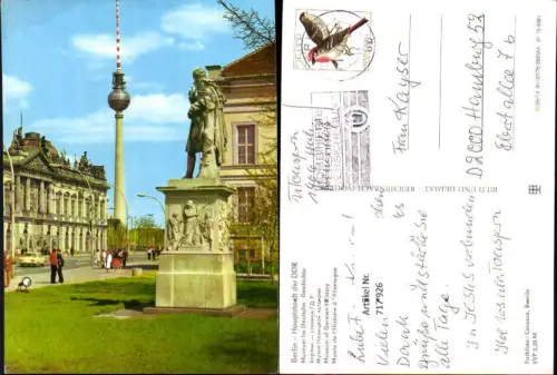 717926 Berlin Museum für Deutsche Geschichte Statue Fernsehturm