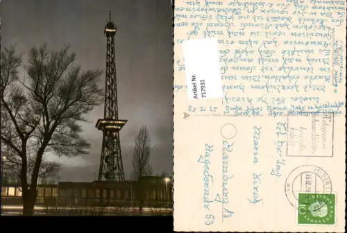 717931 Berlin Ausstellungshallen a. Funkturm Beleuchtet