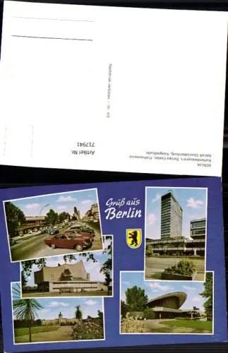 717941 Mehrbild AK Berlin Kurfürstendamm Europa Center Philharmonie Kongreßhalle