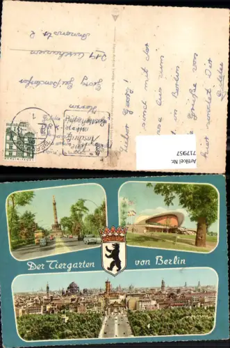 717957 Mehrbild AK Berlin Tiergarten Siegessäule
