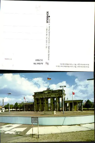 717964 Berlin Brandenburger Tor von Westberliner Seite
