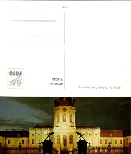 718032 Berlin Schloß Charlottenburg b. Nacht