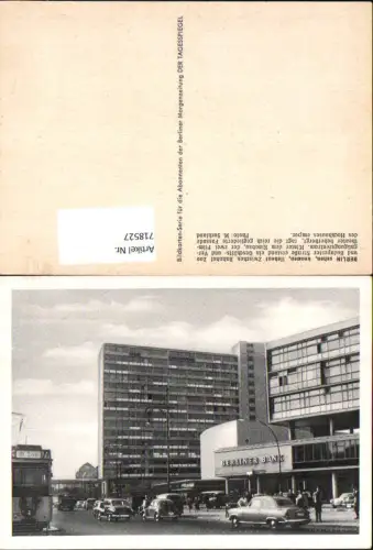 718527 Berlin Bahnhof Zoo Budapester Straße Reklame Berliner Bank VW Käfer