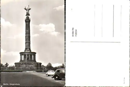 718554 Foto AK Berlin Siegessäule