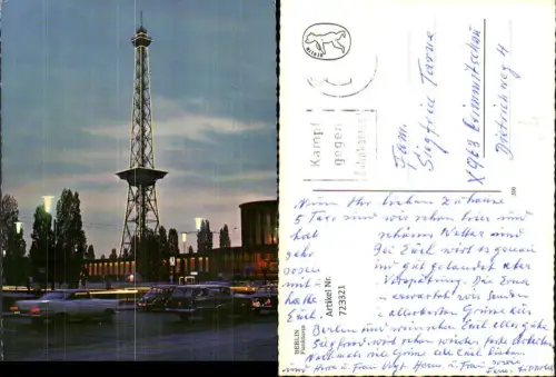 723321 Berlin Funkturm b. Nacht