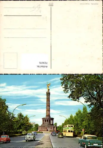 723676 Berlin Siegessäule VW Käfer Bus Reklame Persil