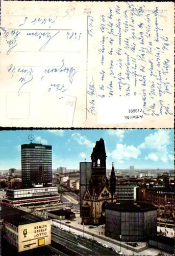 723691 Berlin Europa-Center mit Kaiser-Wilhelm-Gedächtniskirche