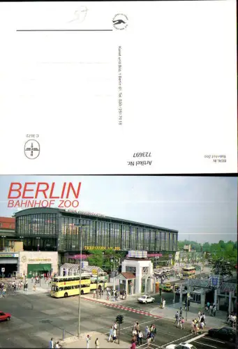 723697 Berlin Bahnhof Zoo Doppeldeckerbus Bus