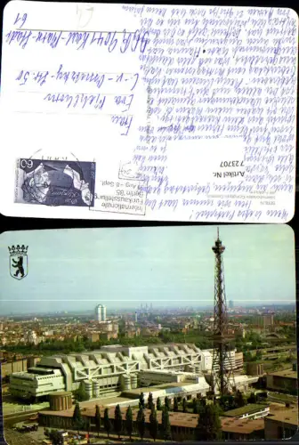723707 Berlin Internationales Congress-Centrum mit Funkturm