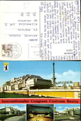 723711 Mehrbild AK Berlin Internationales Congress Centrum Berlin
